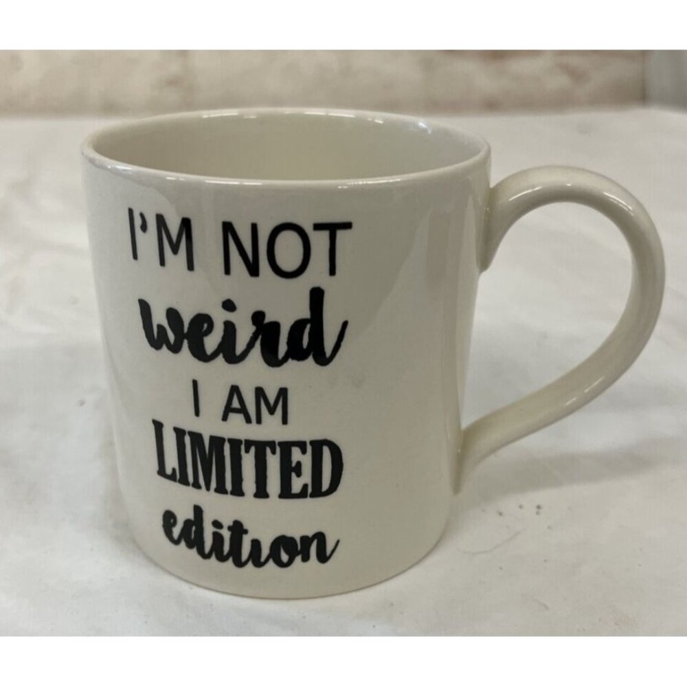 Royal Stafford Ceramic Mug Im Not Weird I Am Limited Edition White/Black - Picture 4 of 6